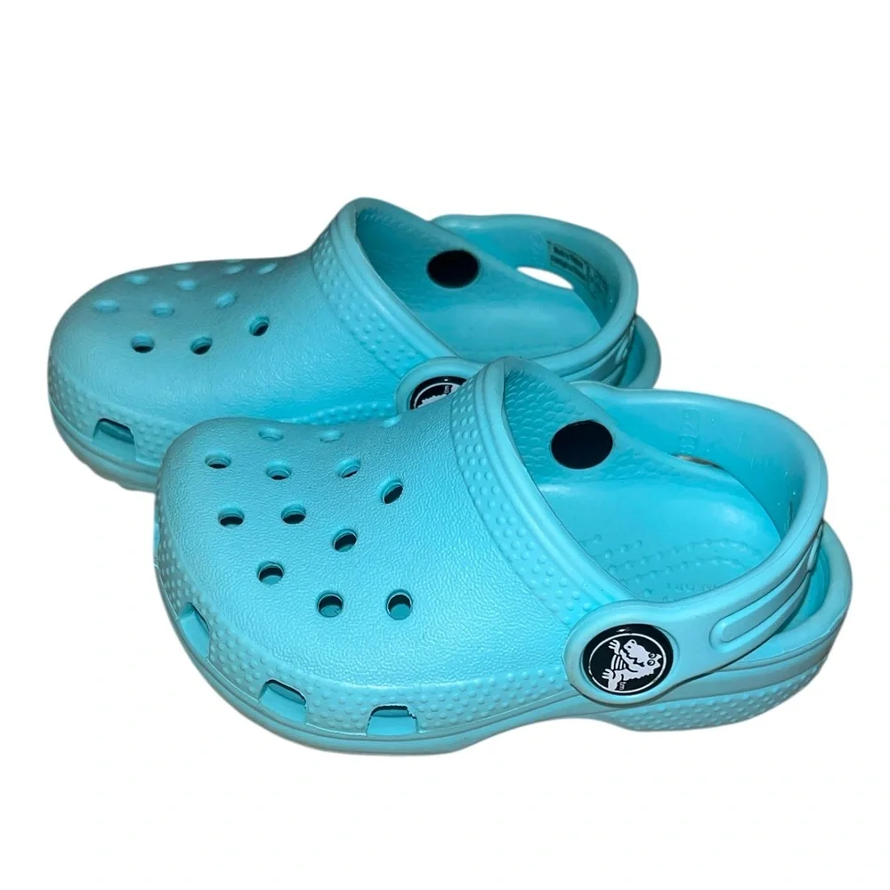 Baby Unisex Teal Crocs